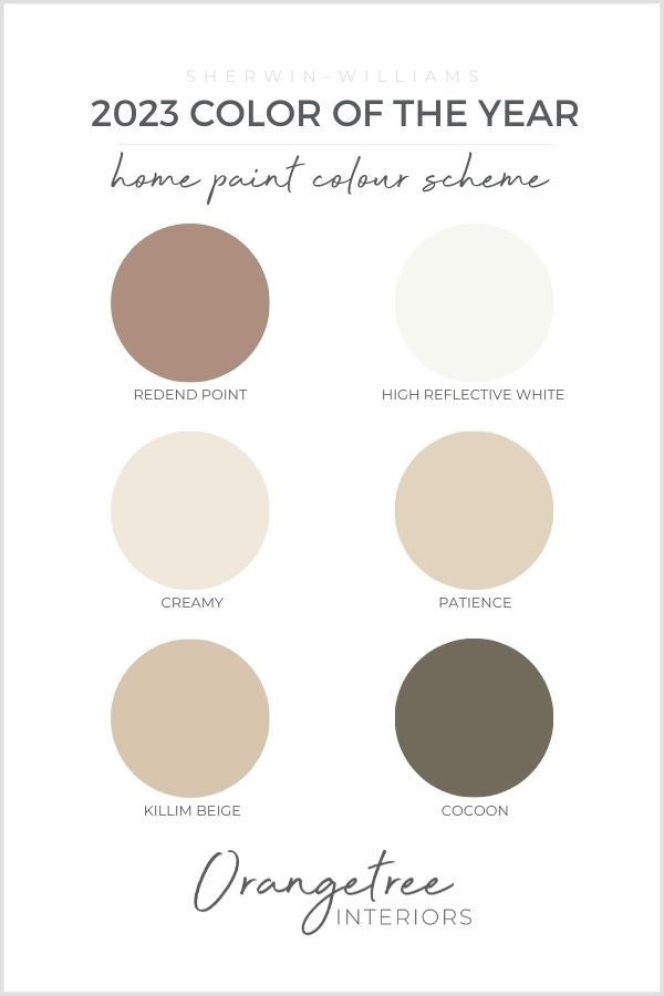 2023 Color of the Year Home Paint Colour Scheme