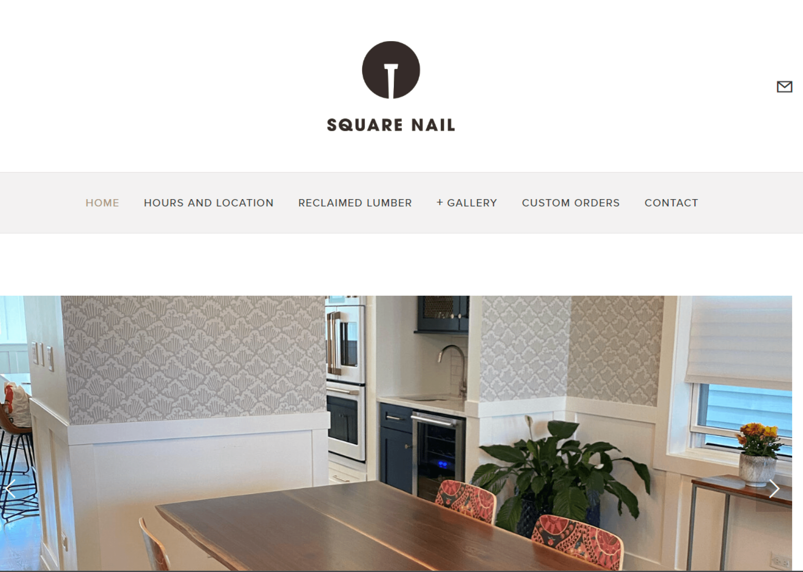 square nail website image