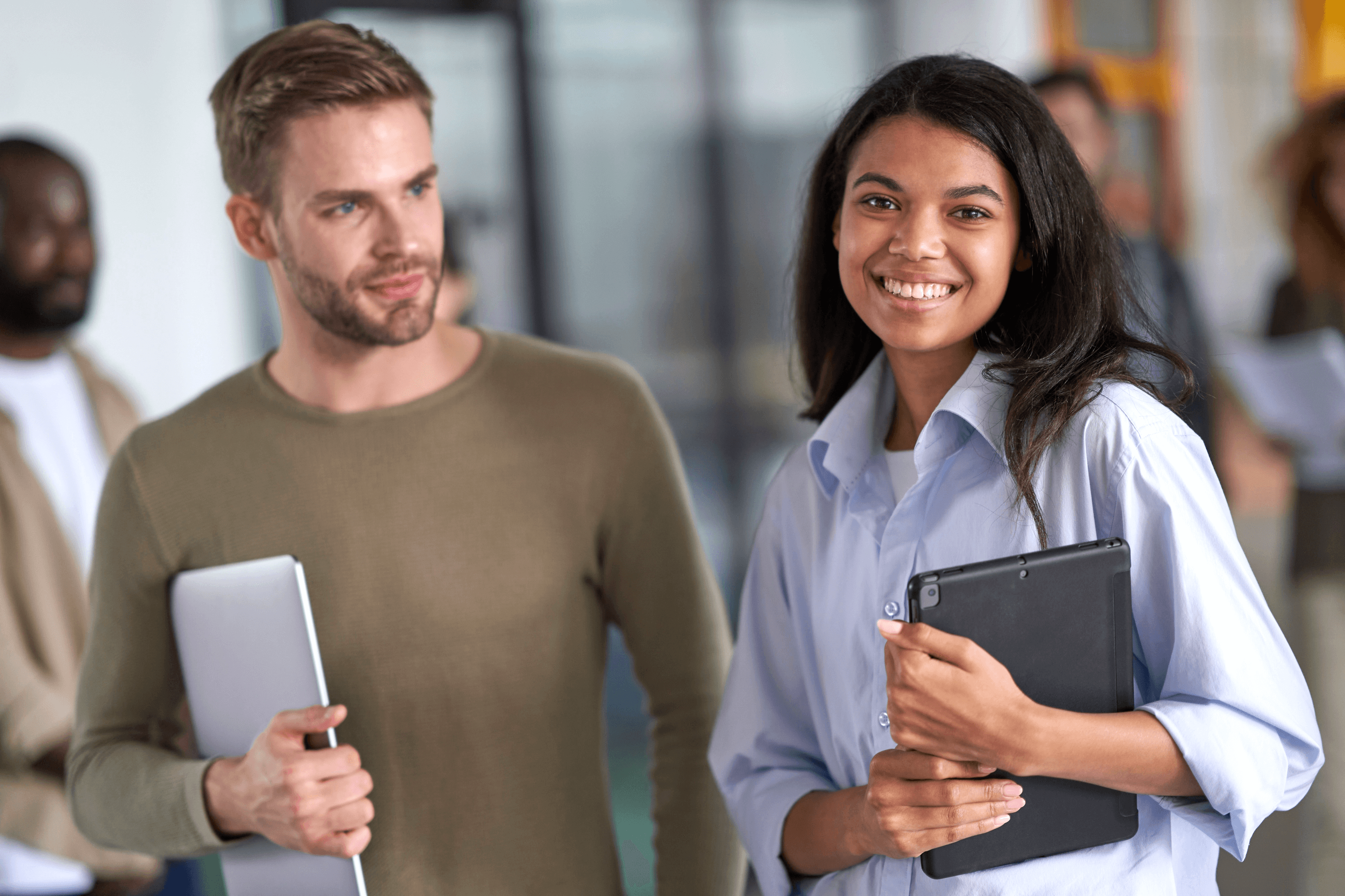 Bilingual LATAM professional at work, representing Talento-io's nearshore staffing approach of placing experienced talent in the roles U.S. companies need most.