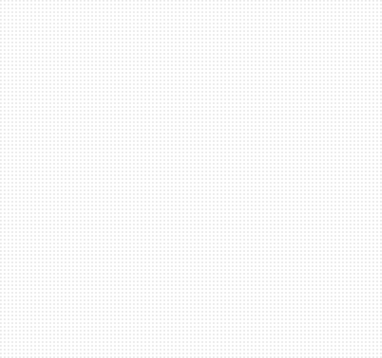 Grid of small white squares on a white background.