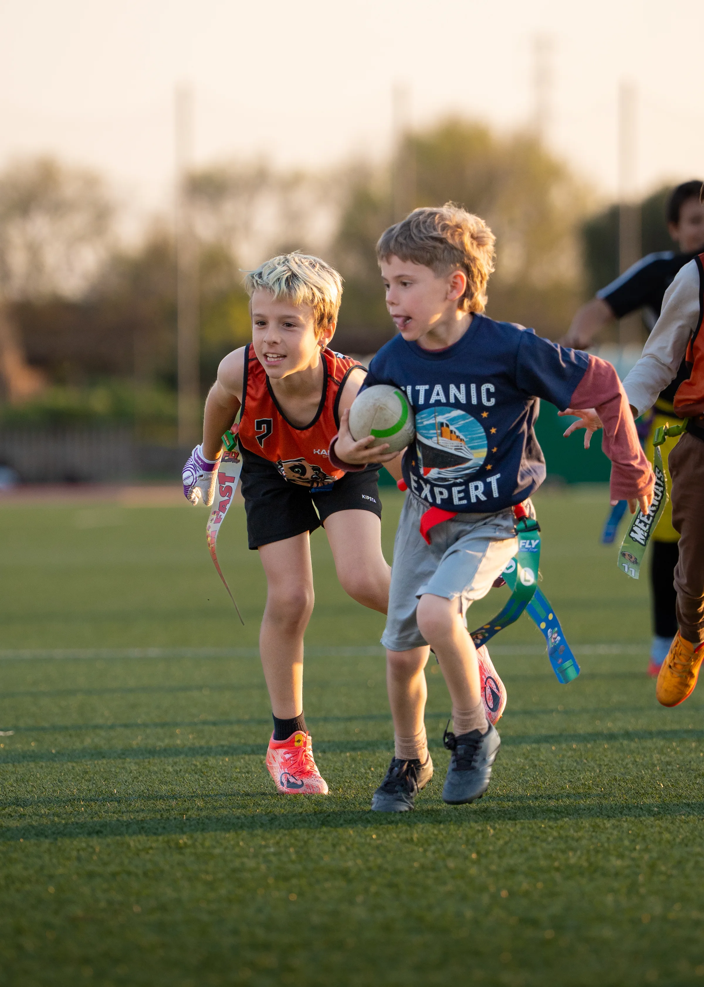 Cornellà Meerkats flag football fotografía 2026, fotografía deportes infantiles Barcelona, Nolan Pardo fotógrafo flag football