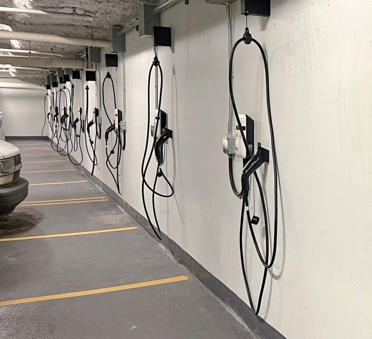 EV Chargers in Garage