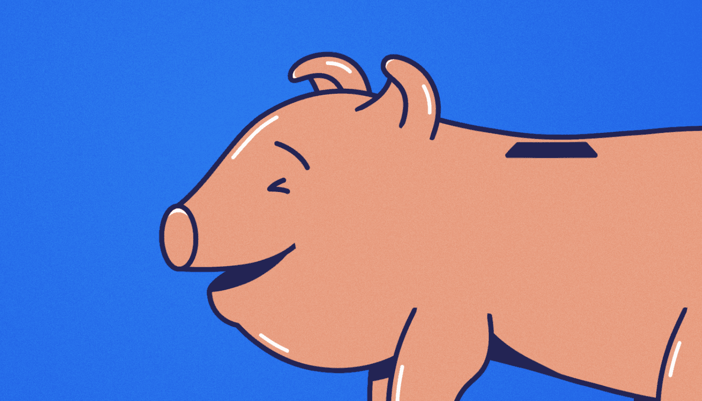 Piggy bank illustration