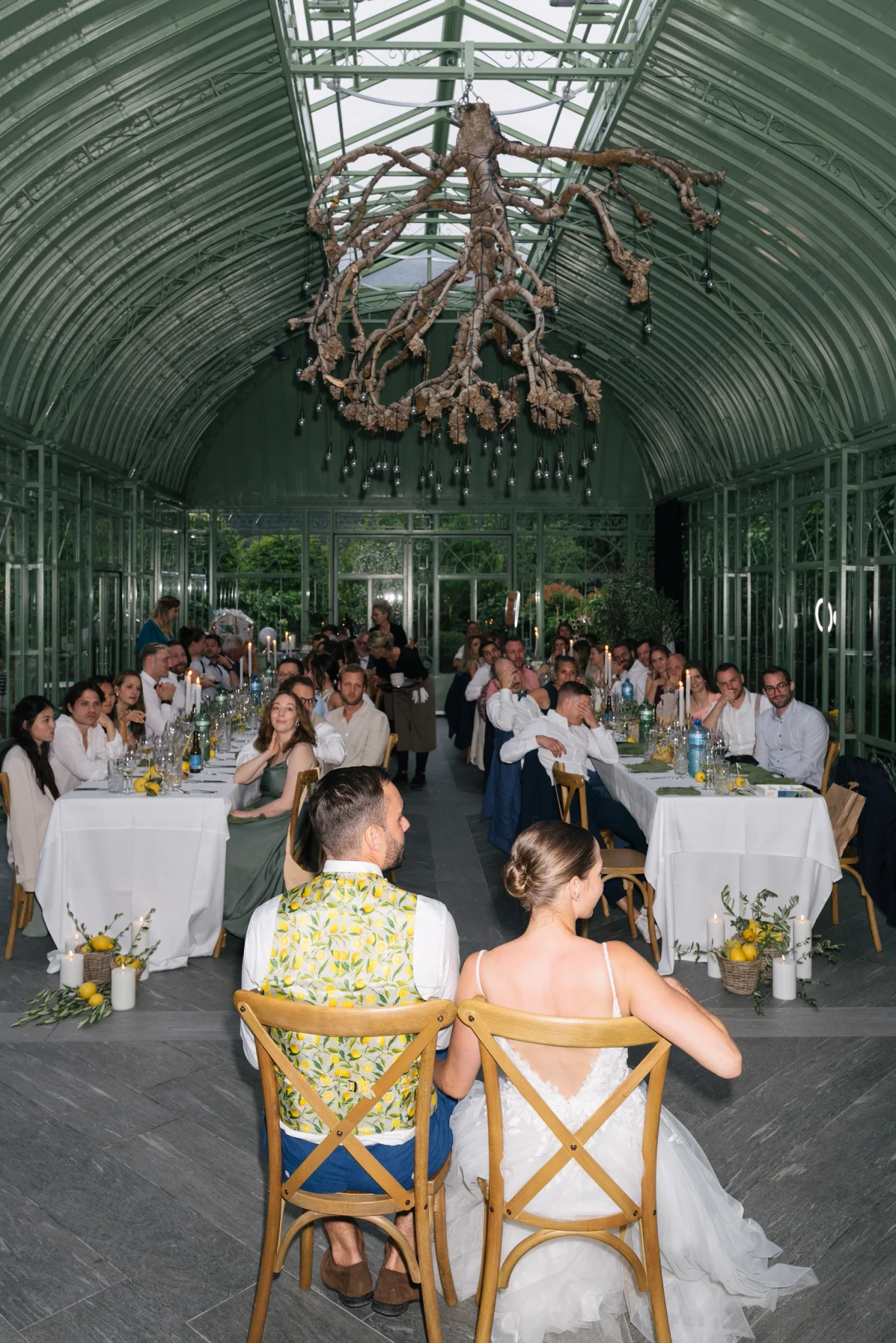 Abendessen im Glashaus – Hochzeit N&M in Domat/Ems