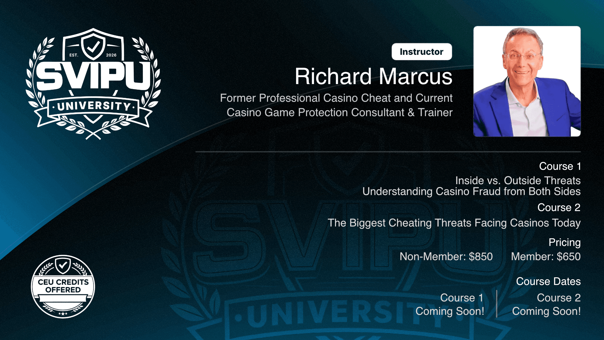 Rick Francis | SVIP University