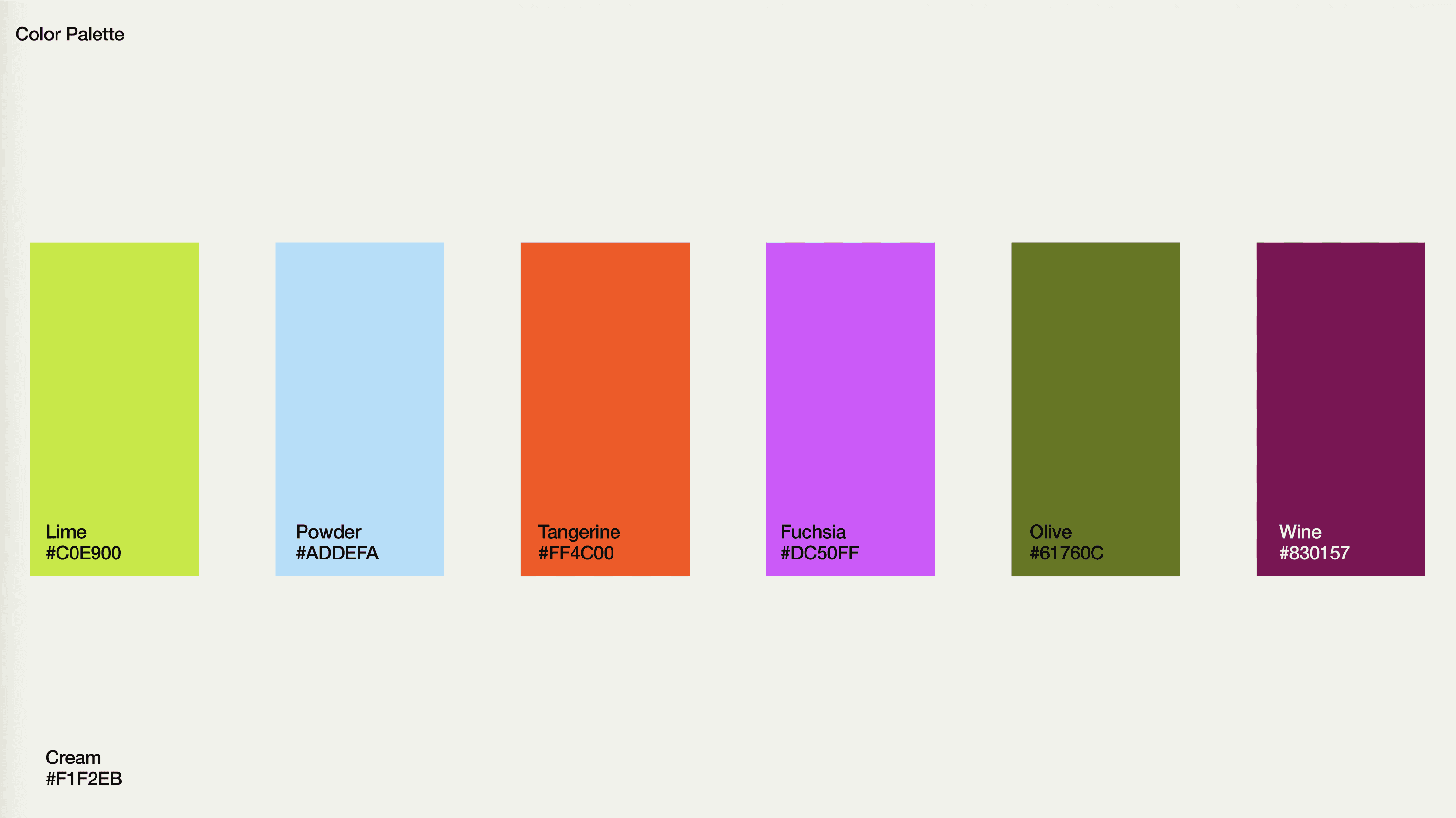 Brand by CMG Color Palette