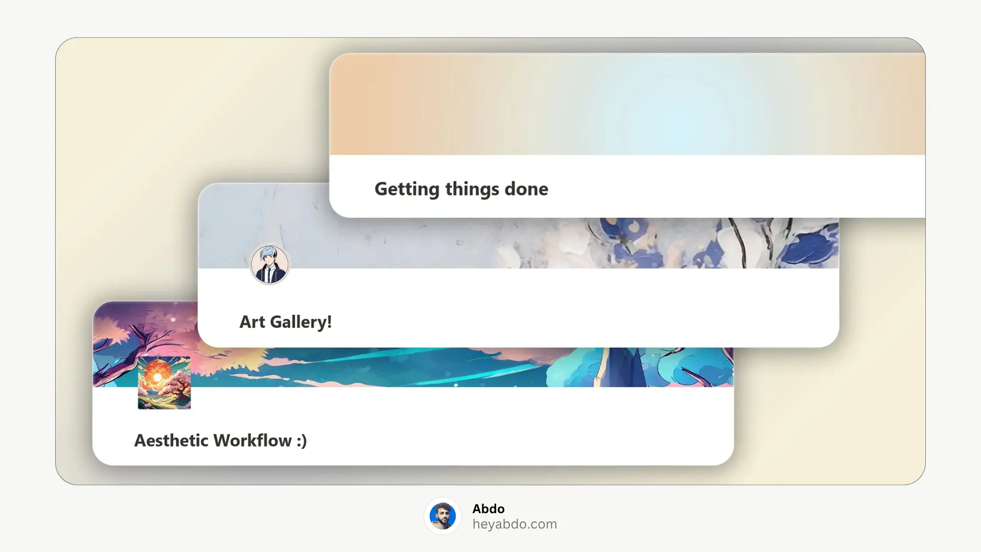 Anime, Gradient & Shapes Notion Covers Pack