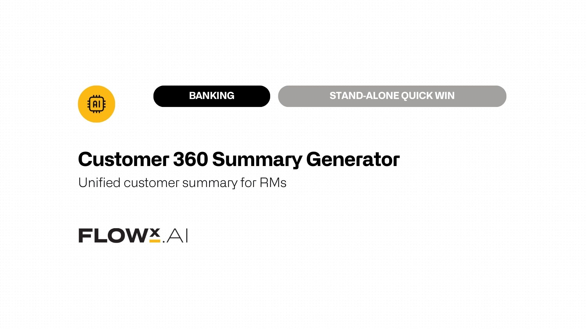 Customer 360 Summary Generator