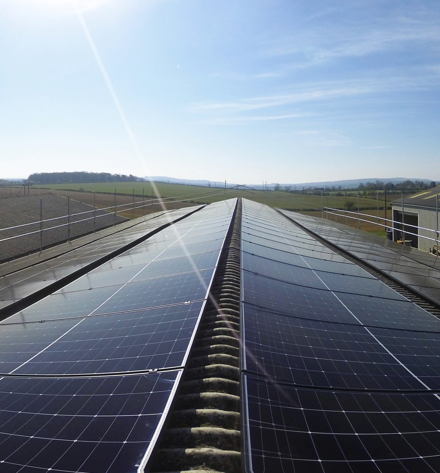 College Farm commercial solar installation