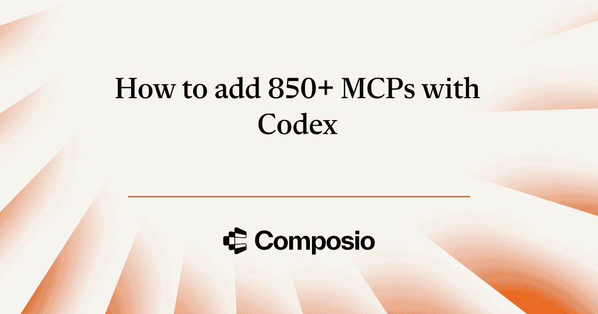How to Set up MCPs with Codex CLI in 2026 (VS Code, CLI, Codex App ...