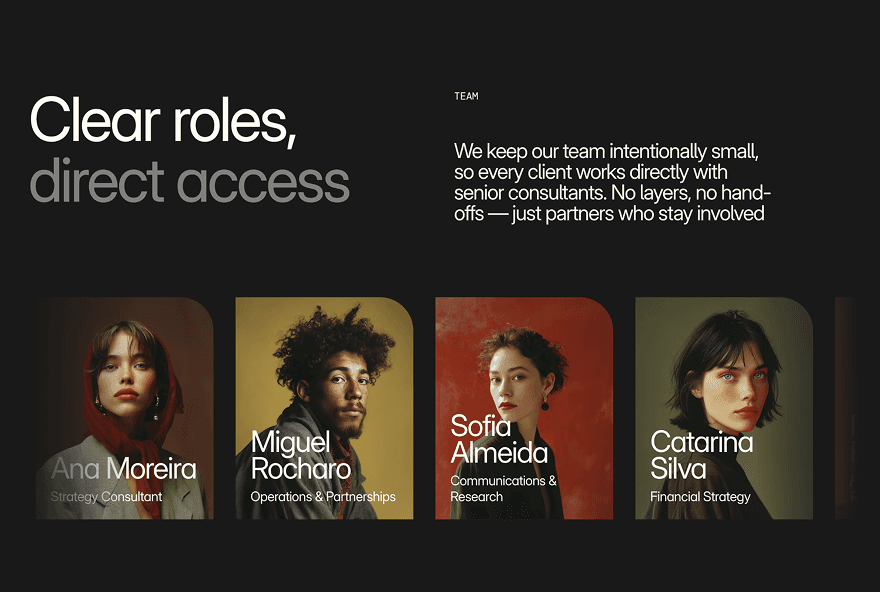 Portraits as part of the design system