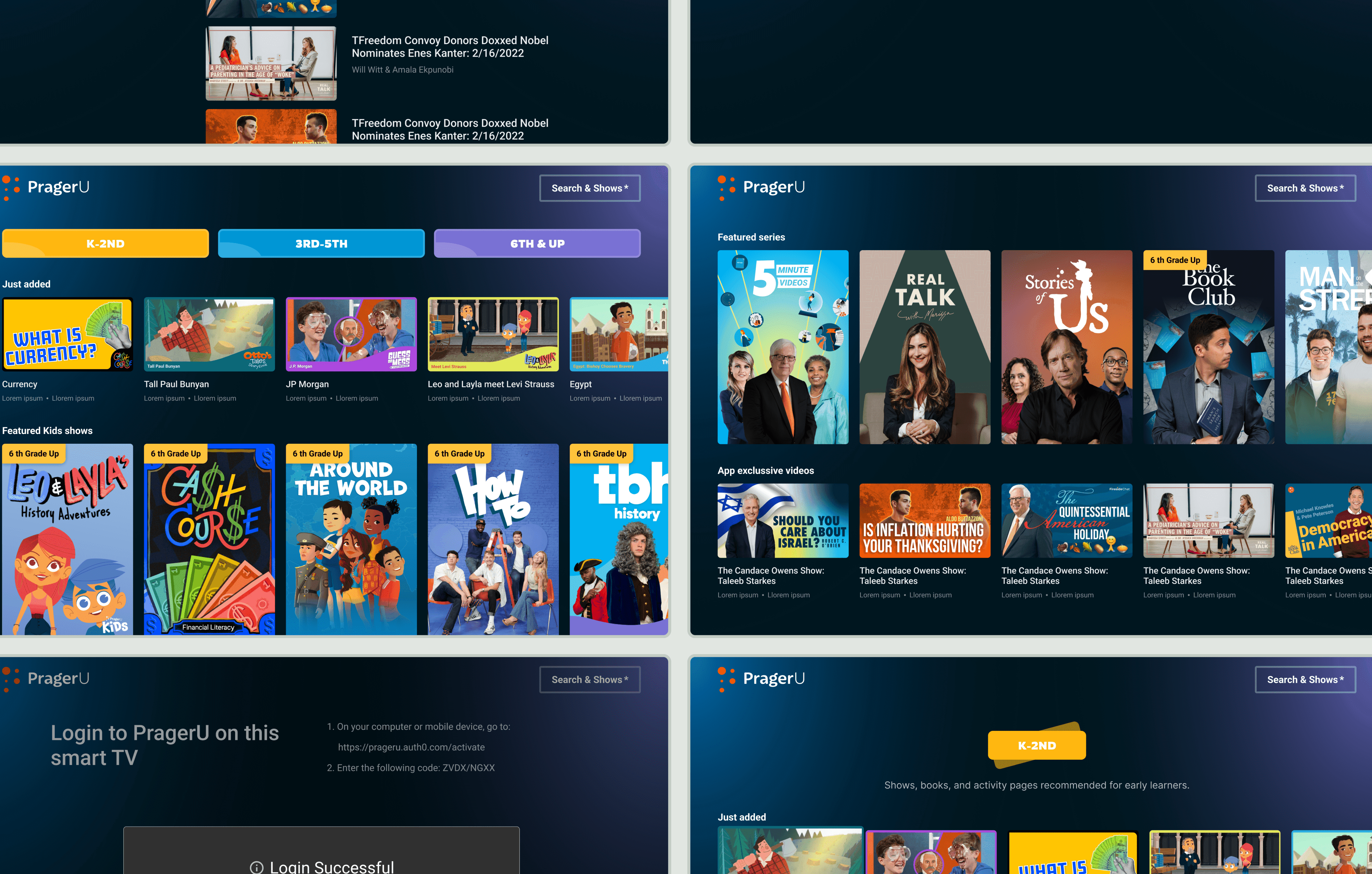 Full Dashboard with Sidebar