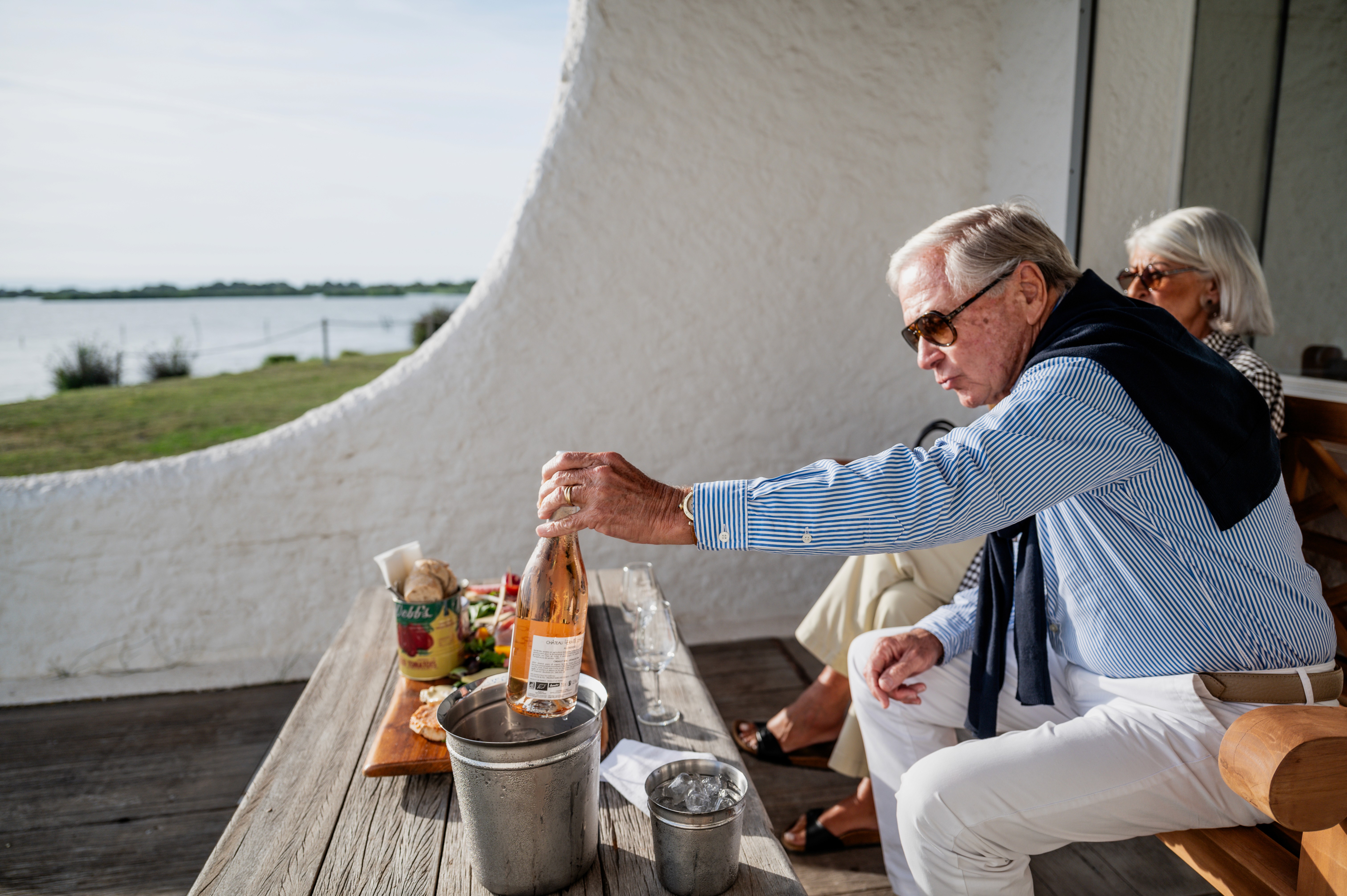 a woman getting a back massage at a spa