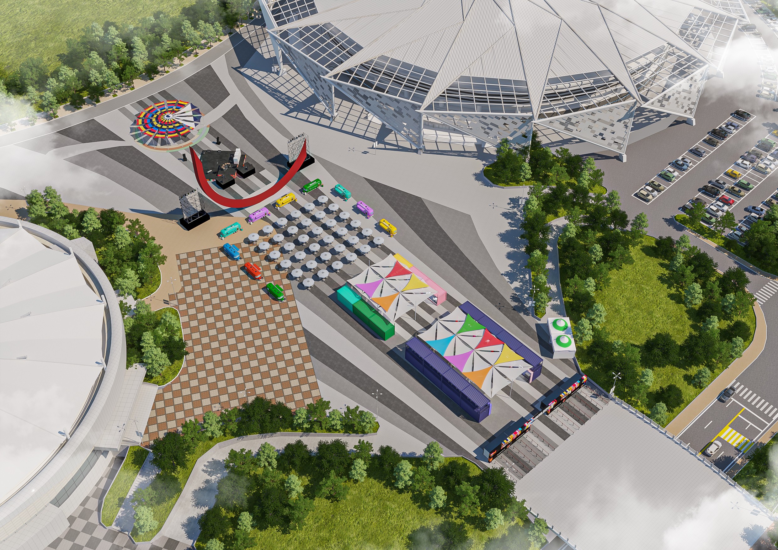 Dazzle Logo with sign vertical