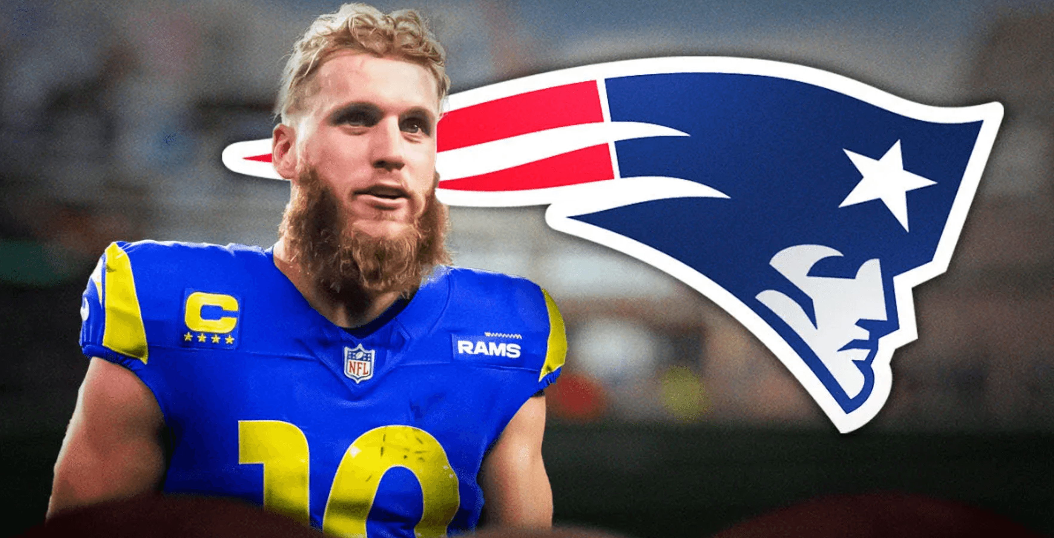 Image refernce: https://clutchpoints.com/nfl/new-england-patriots/nfl-rumors-afc-exec-claims-patriots-would-be-foolish-to-not-explore-cooper-kupp-trade