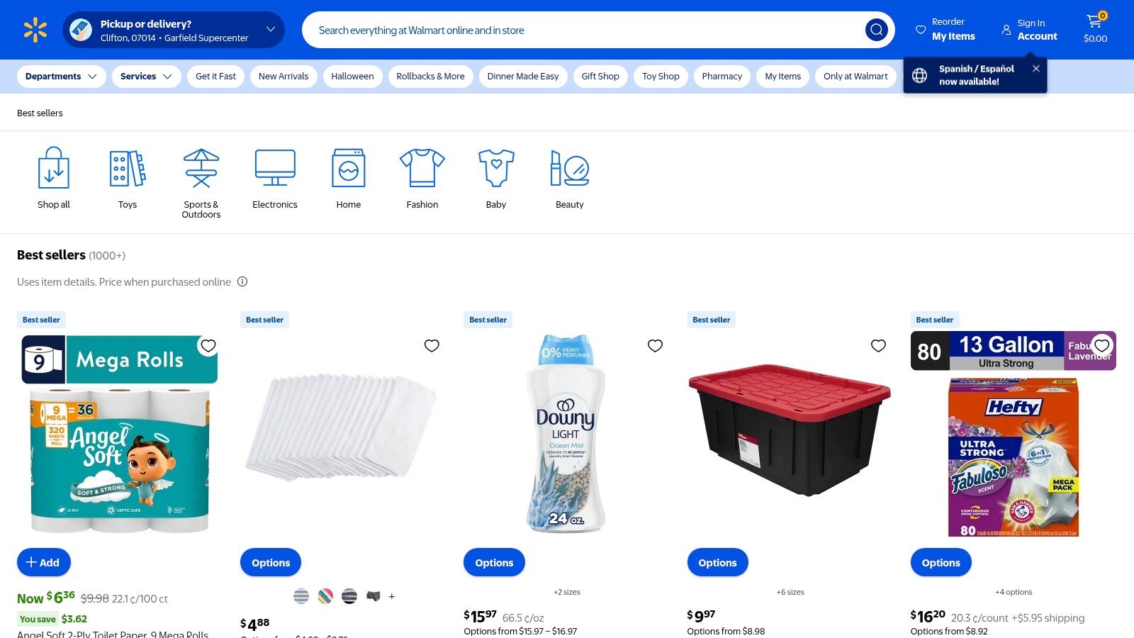 Walmart Best Sellers