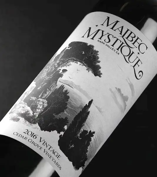 Malbec Mystique Wine Bottle Design