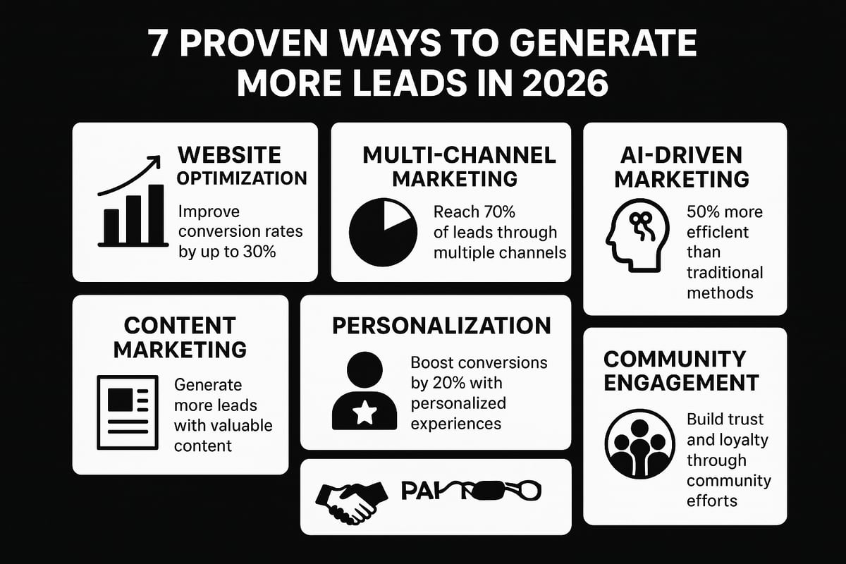 7 Proven Ways to Generate More Lead in 2026