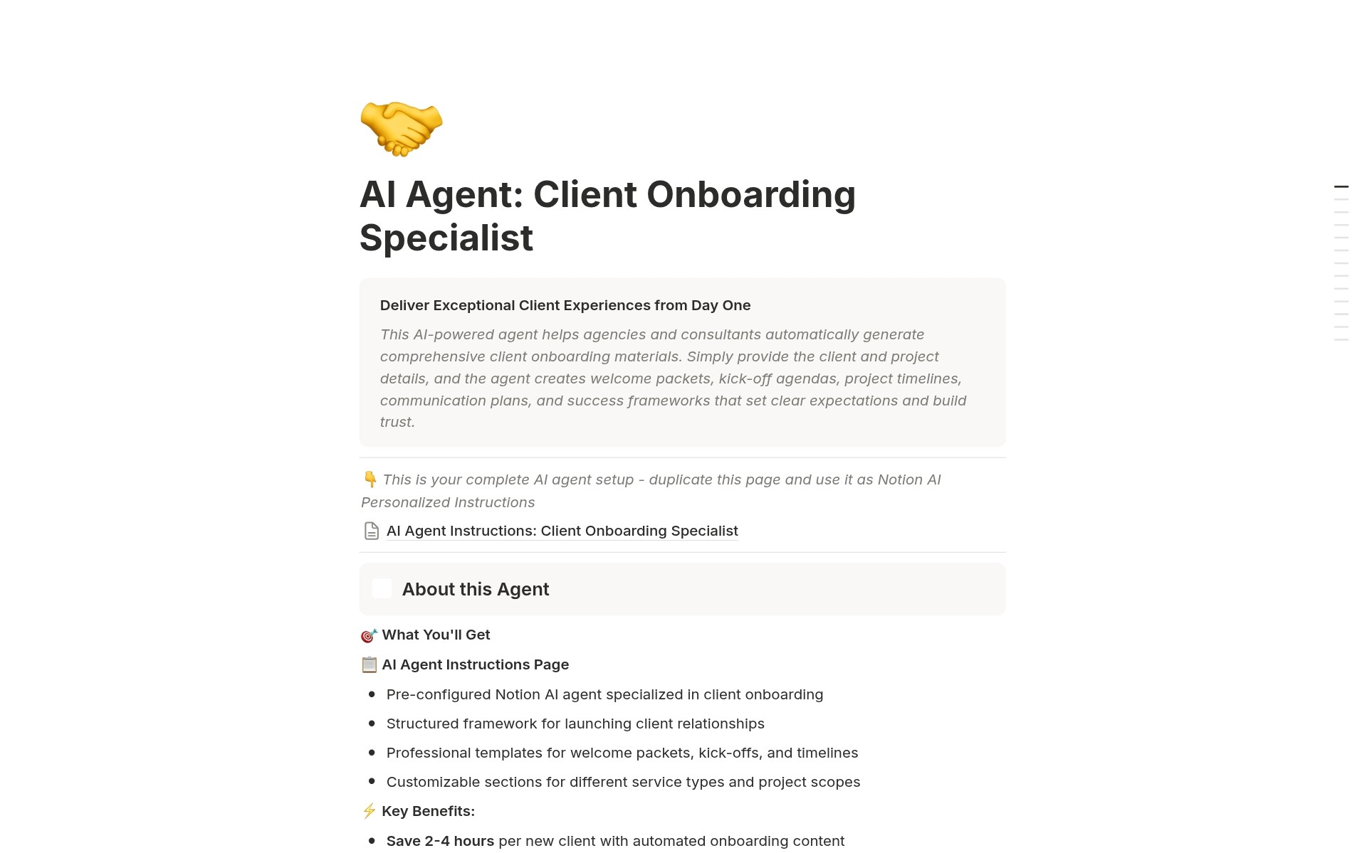 AI Agent Client Onboarding Screenshot