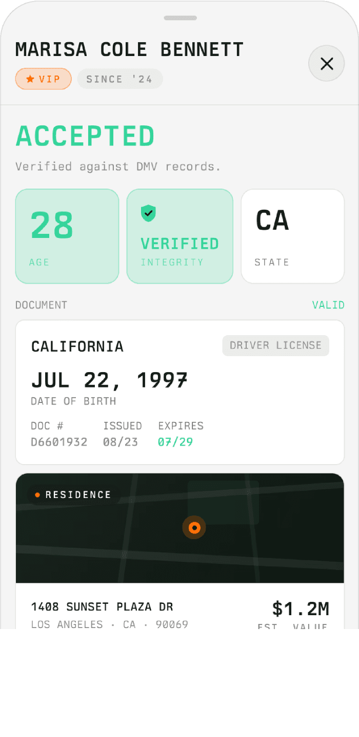 Phone mockup of the Superpower app