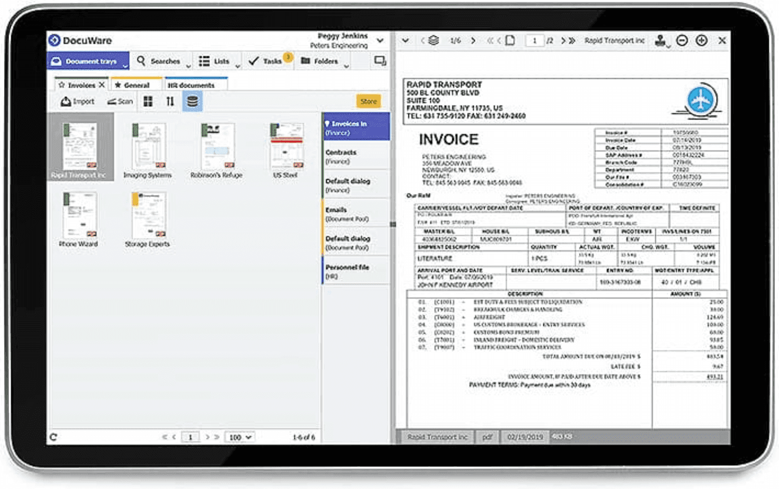 enterprise document management in DocuWare