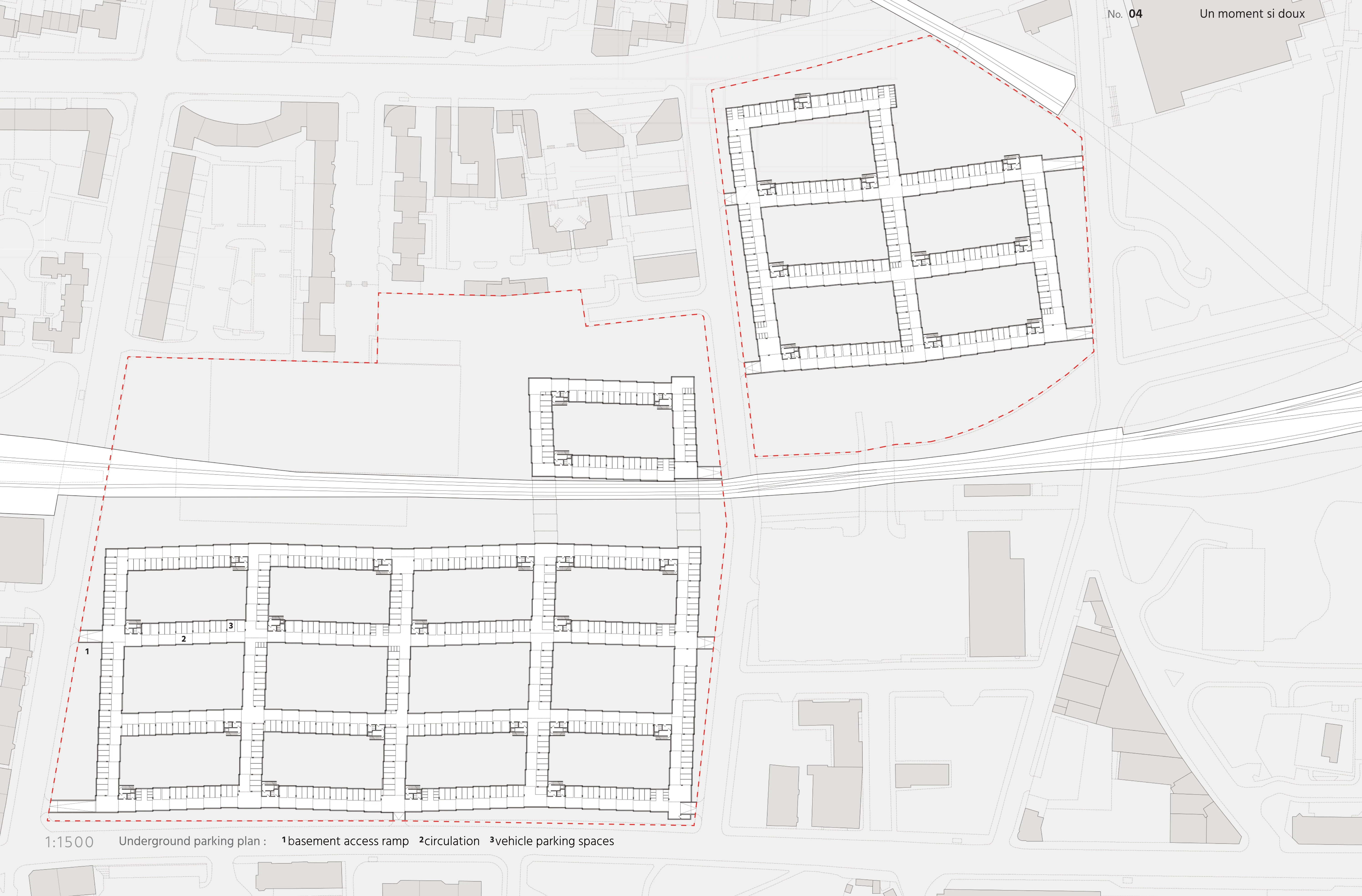 Collective housing Glasgow plan parking