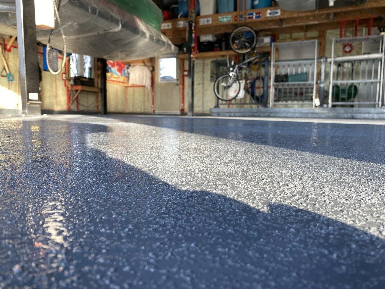 BFS flake flooring systems project
