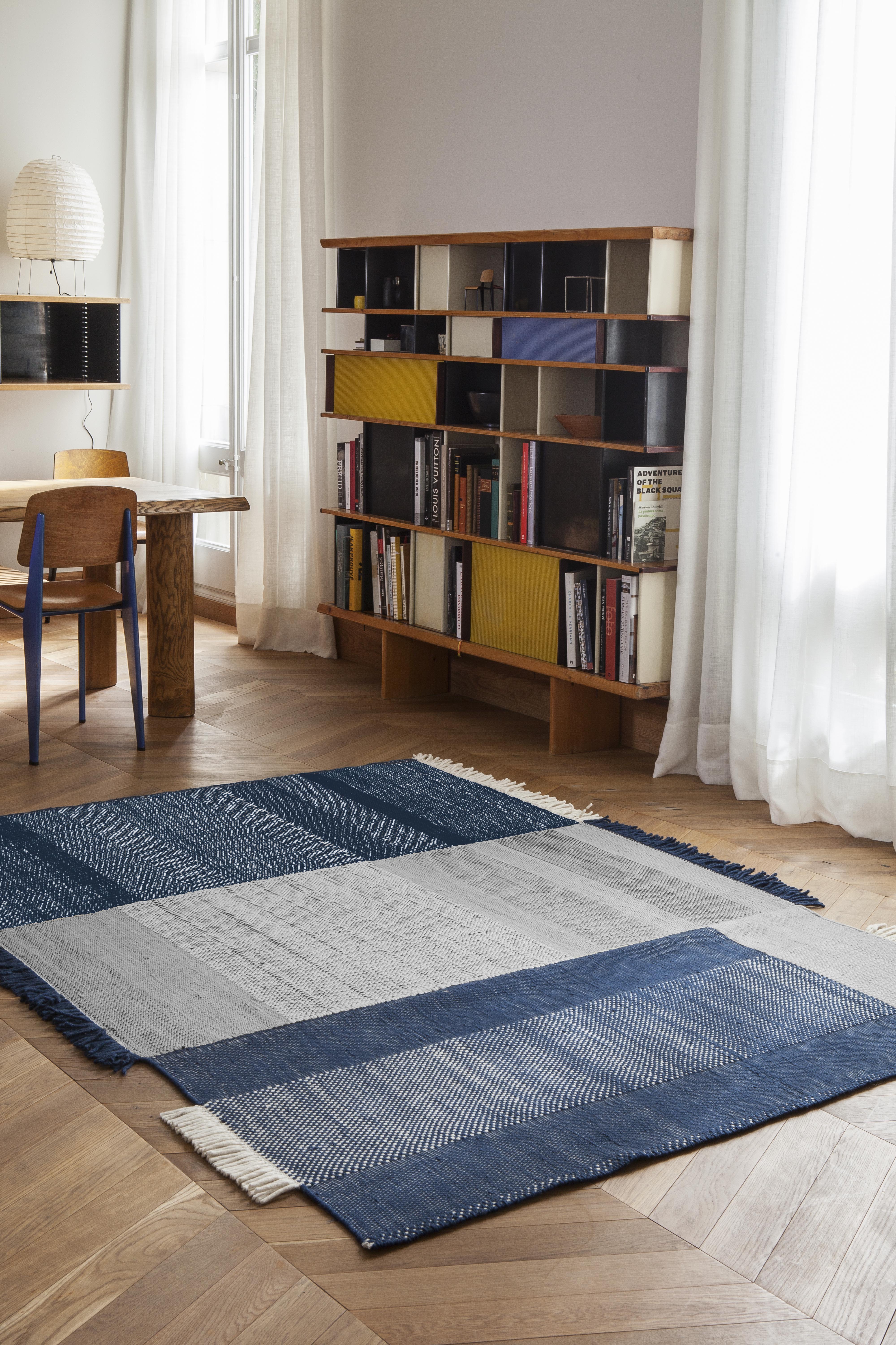 Nanimarquina Tres karpet blauw