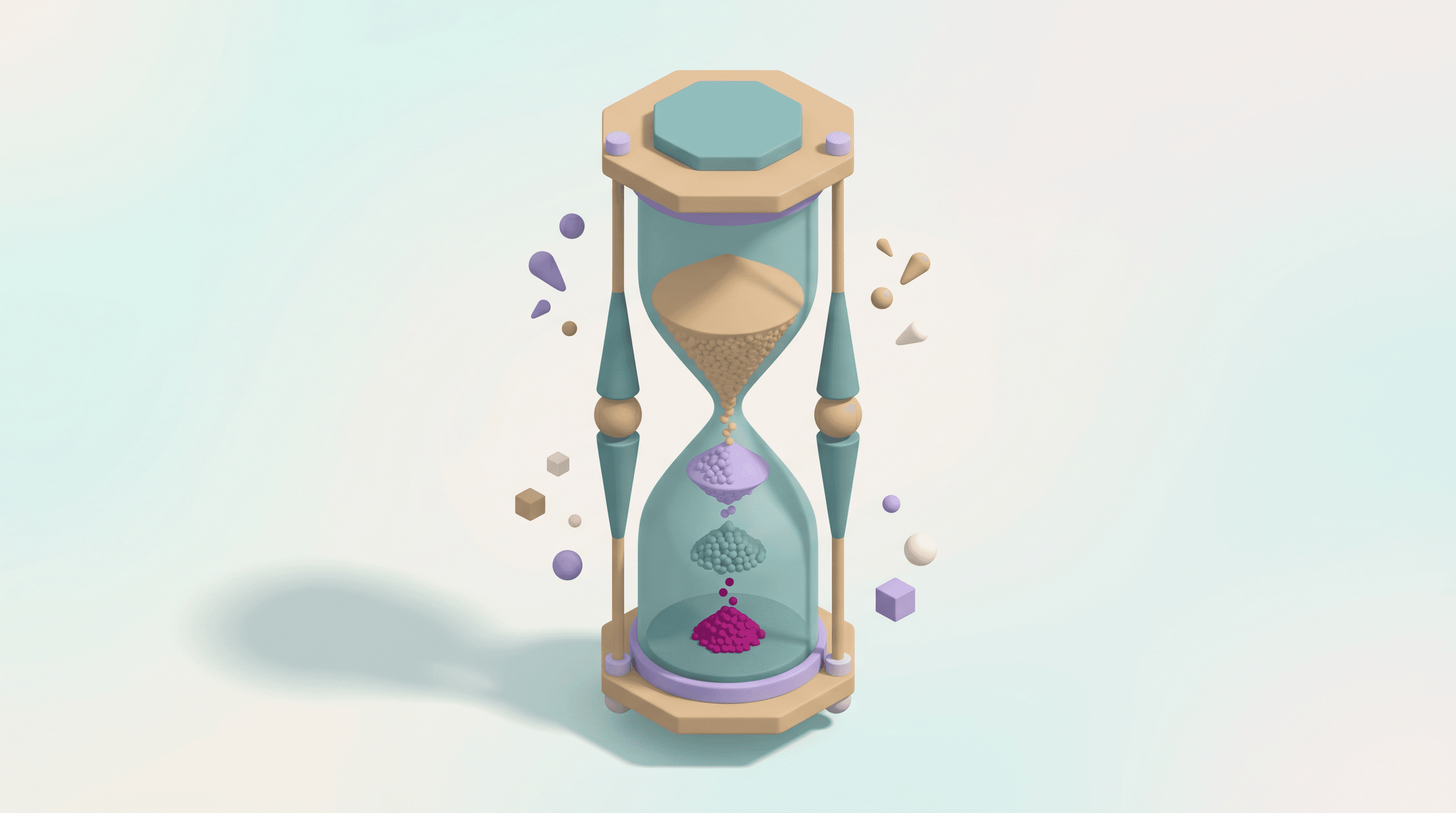 Accelerating hourglass