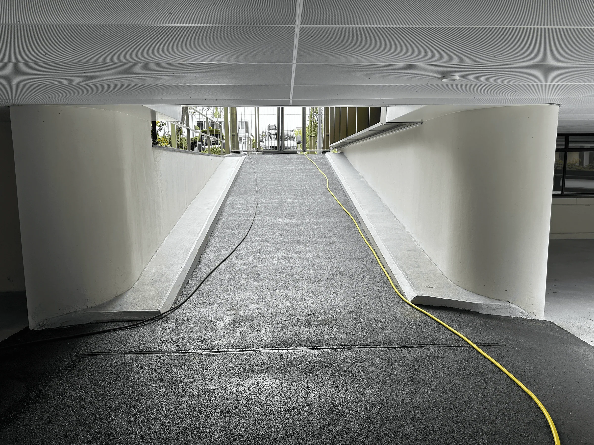 Fotocollage van parkeergarages door Qlean Facility Group