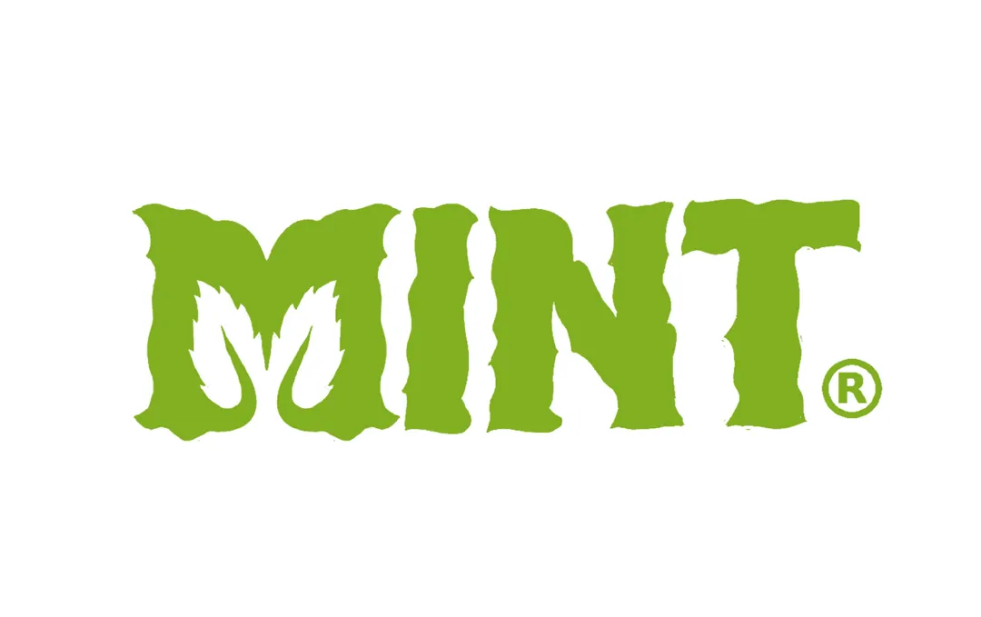 Mint wordmark logo in bold green lettering