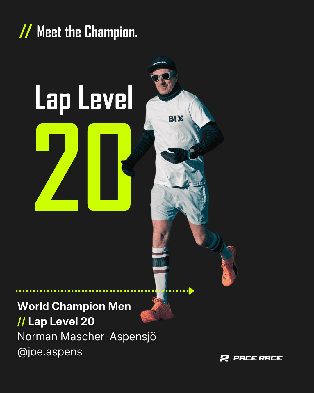 Norman Mascher-Aspensjö: Weltrekordhalter im Pace Race, Ultra-Läufer, und Deutscher Meister im 24-Stunden-Lauf 