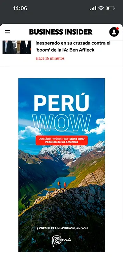Banner campaña drive to store Peru