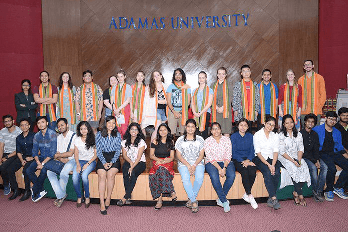 Adamas University Kolkata students