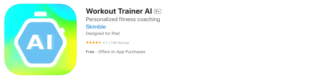 workout trainer - Workout Planning App