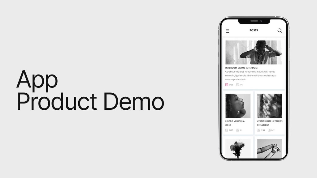 App product demo template