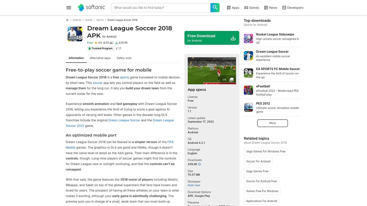 Top 7 Game Soccer Download Picks for 2025 - Dream League Soccer 2018