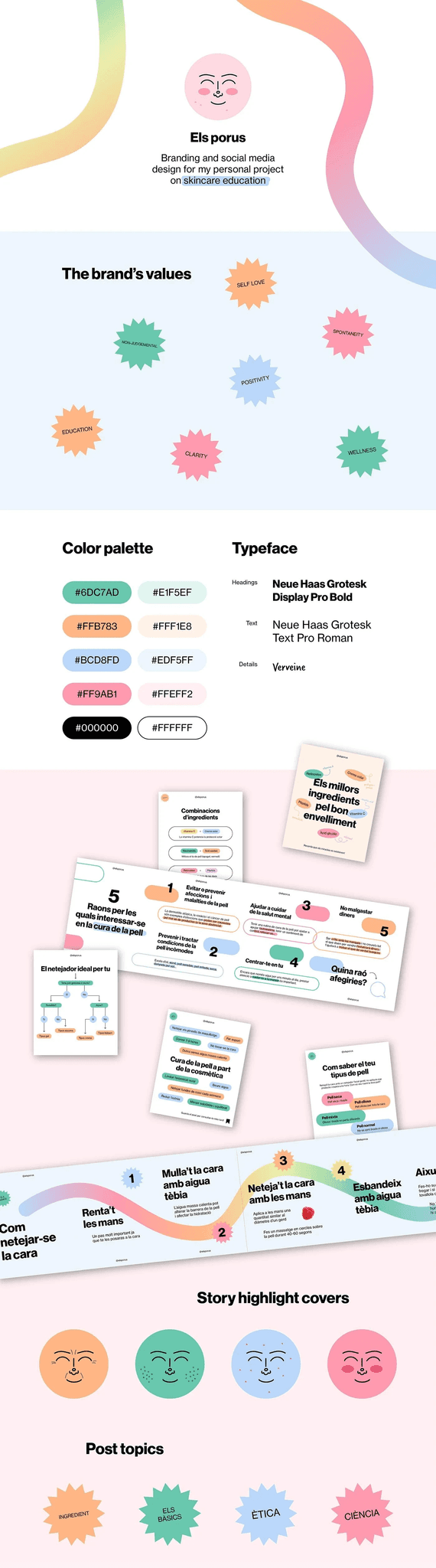 Els porus brand identity and social media design — Núria Gispert — Graphic and web designer