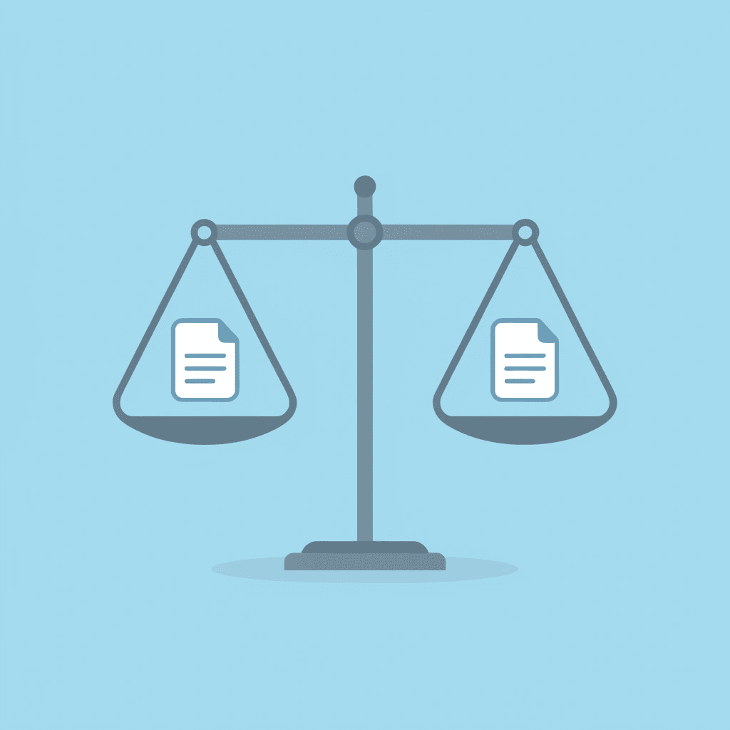  Balance scale comparing printables as one tool versus printables as the main teaching method