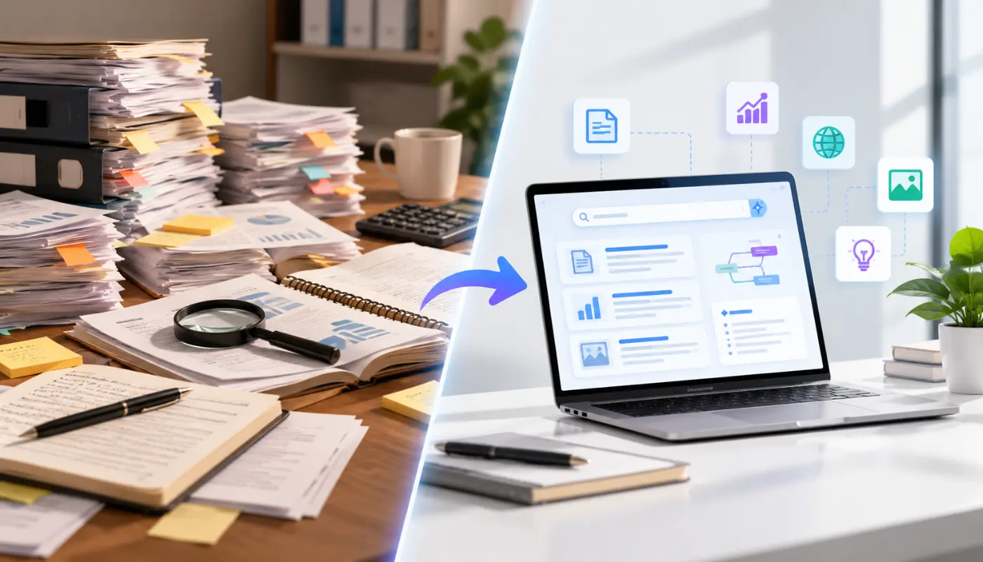Manual Filing Research vs AI-assisted Research 