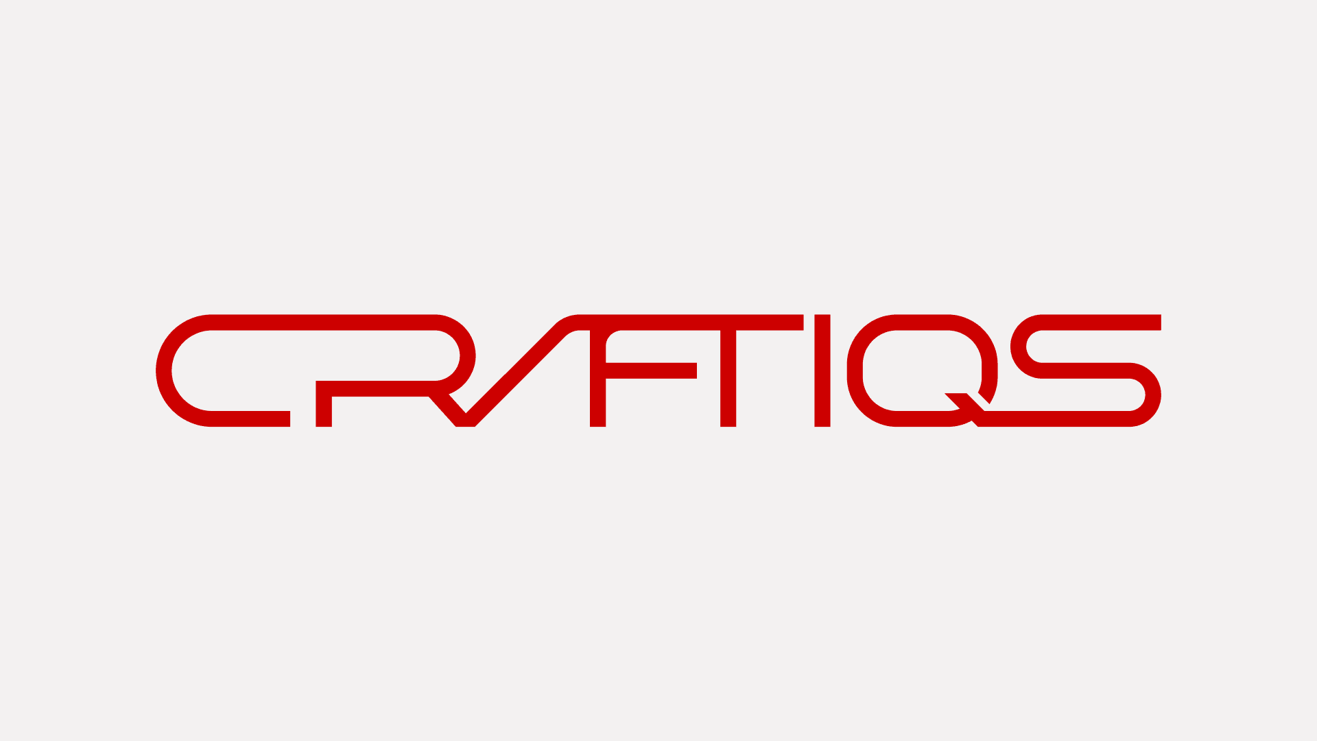 theCraftiqs | A Design Studio's typography logo