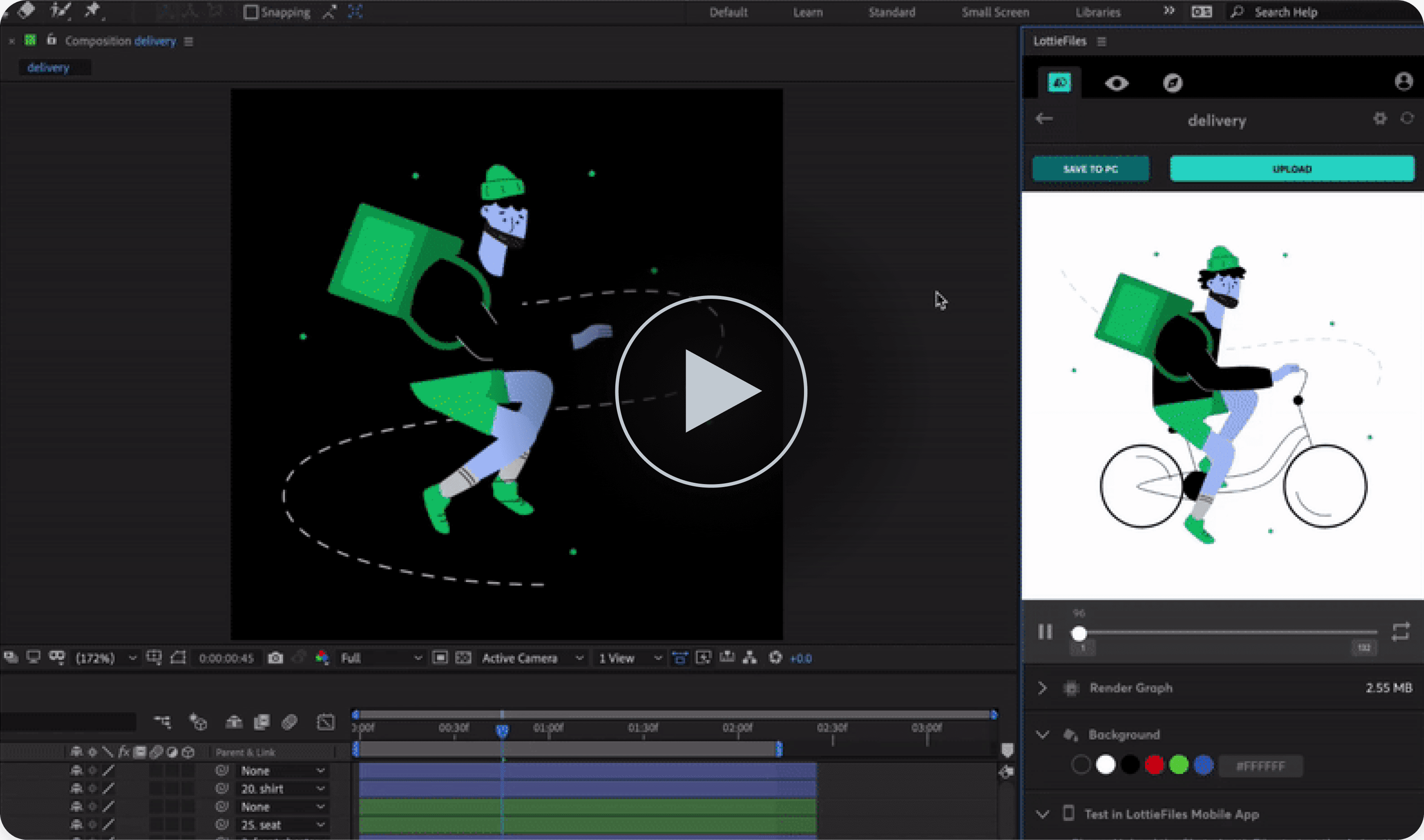 Plugin LottieFiles cho Adobe After Effects: Plugin LottieFiles cho Adobe After Effects giúp bạn sáng tạo ra các hoạt hình ấn tượng và độc đáo. Với công cụ tuyệt vời này, bạn sẽ có thể tạo ra các hoạt hình động cực kỳ sinh động và chuyên nghiệp chỉ trong vài phút. Hãy cùng xem cách dùng plugin LottieFiles cho Adobe After Effects, bạn sẽ không bao giờ thất vọng!