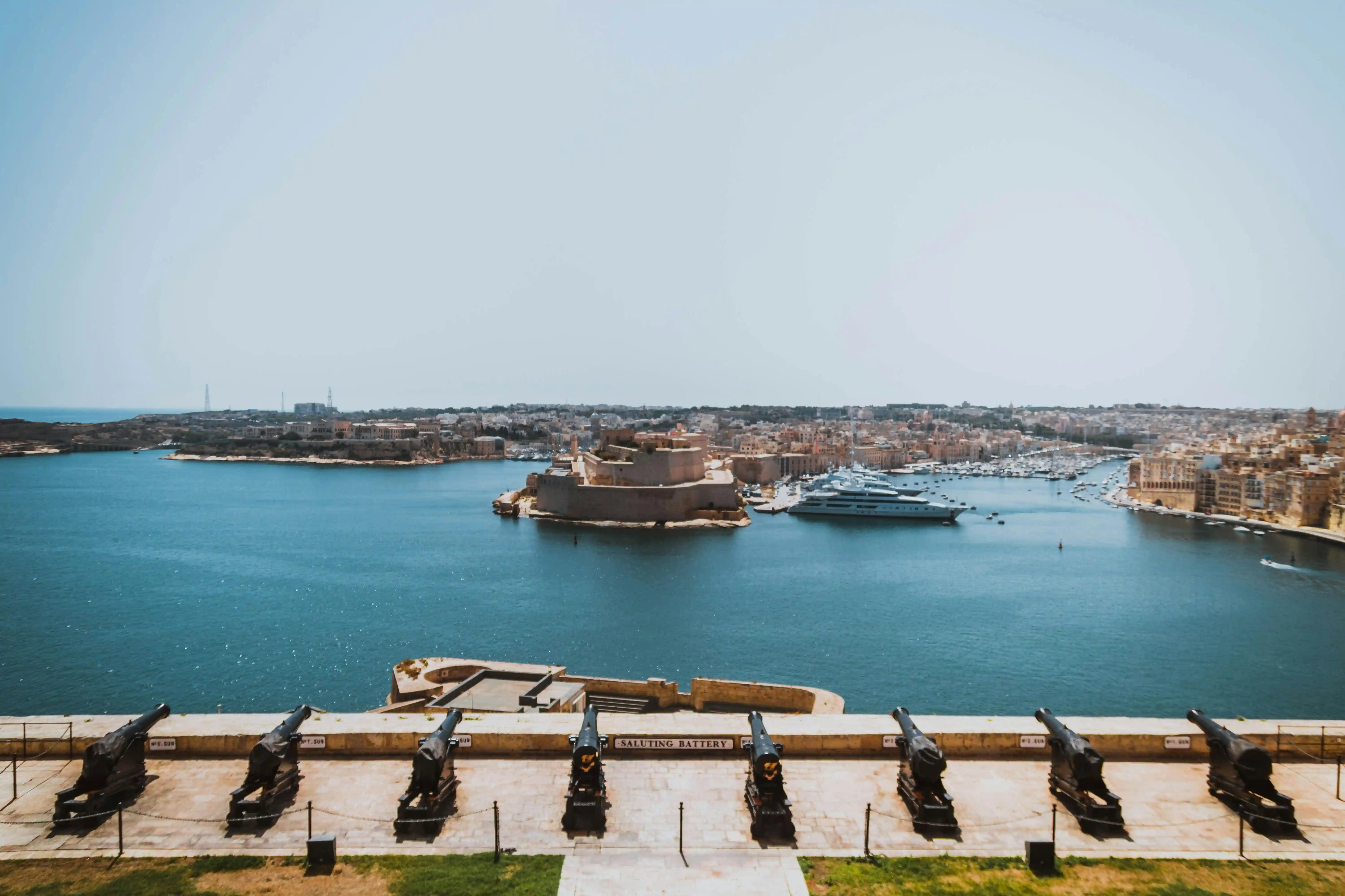 saluting battery valletta malta