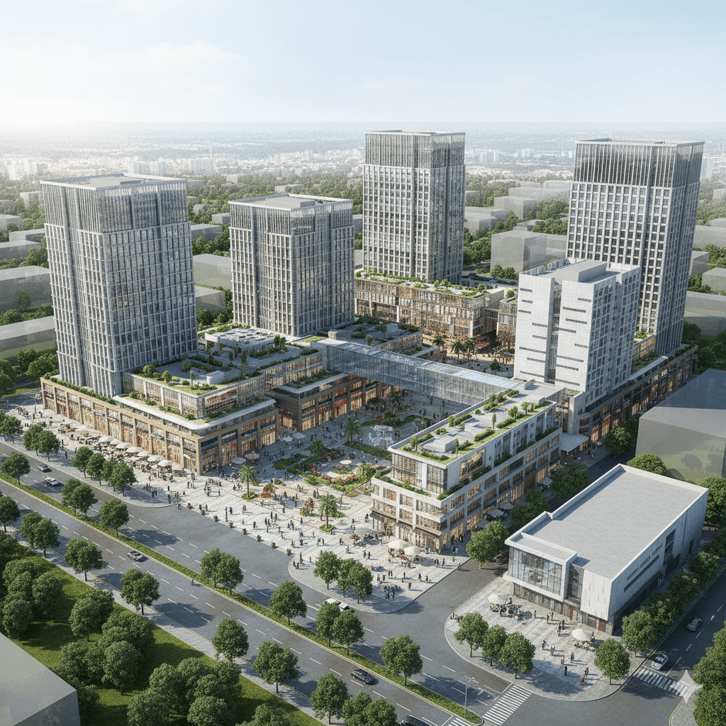Master-planned integrated business ecosystem with commercial and industrial plots in M3M GIC, Manesar