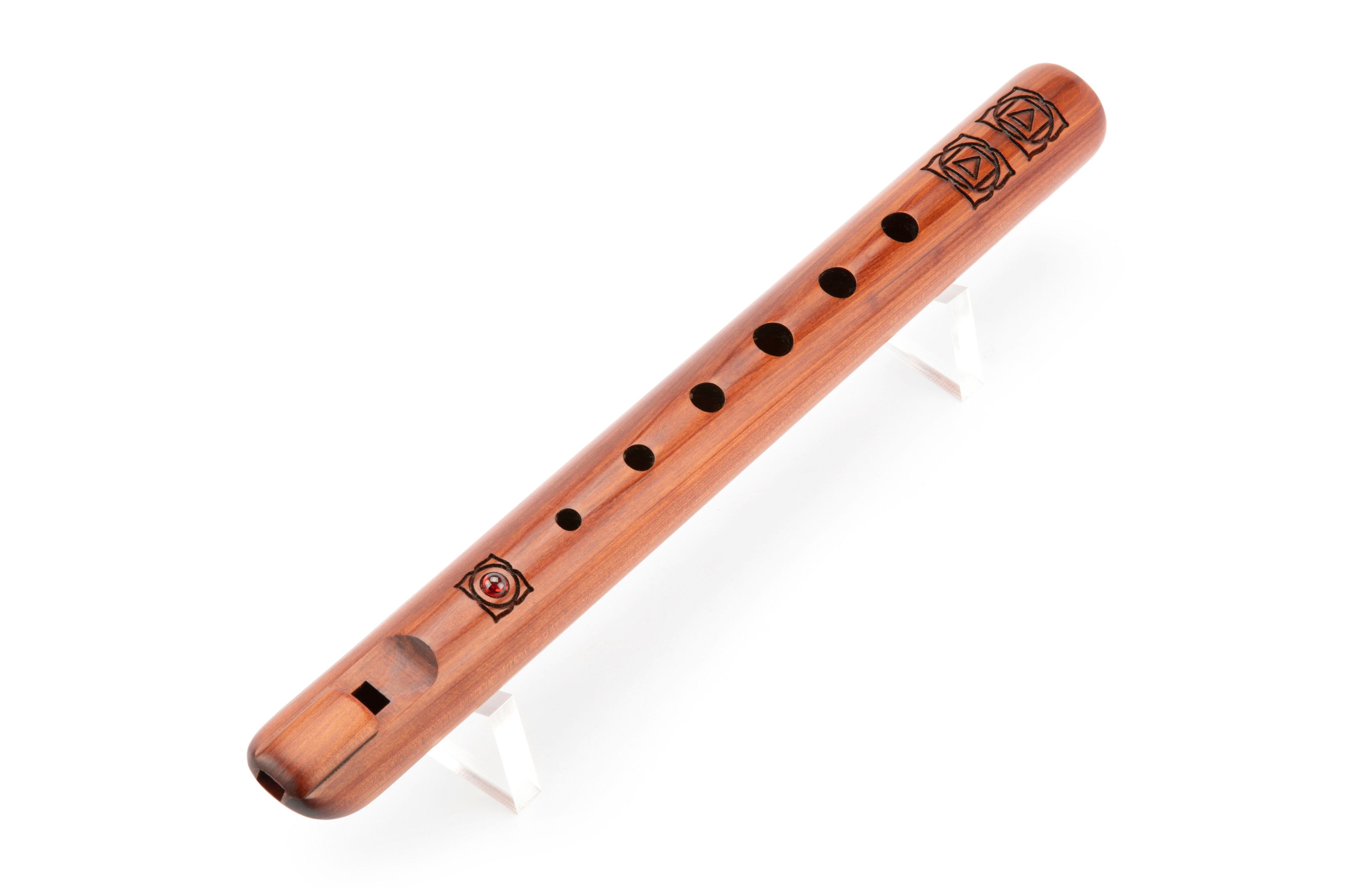 Chakra Spirit Flute high 'C' (Root) Aromatic Cedar | High Spirits