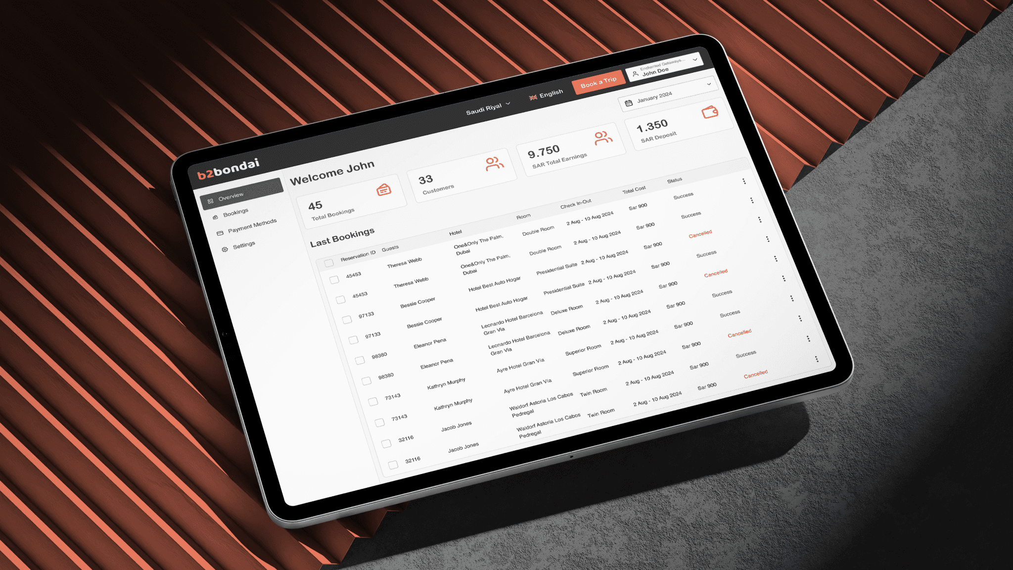 Project showcase laptop mockup
