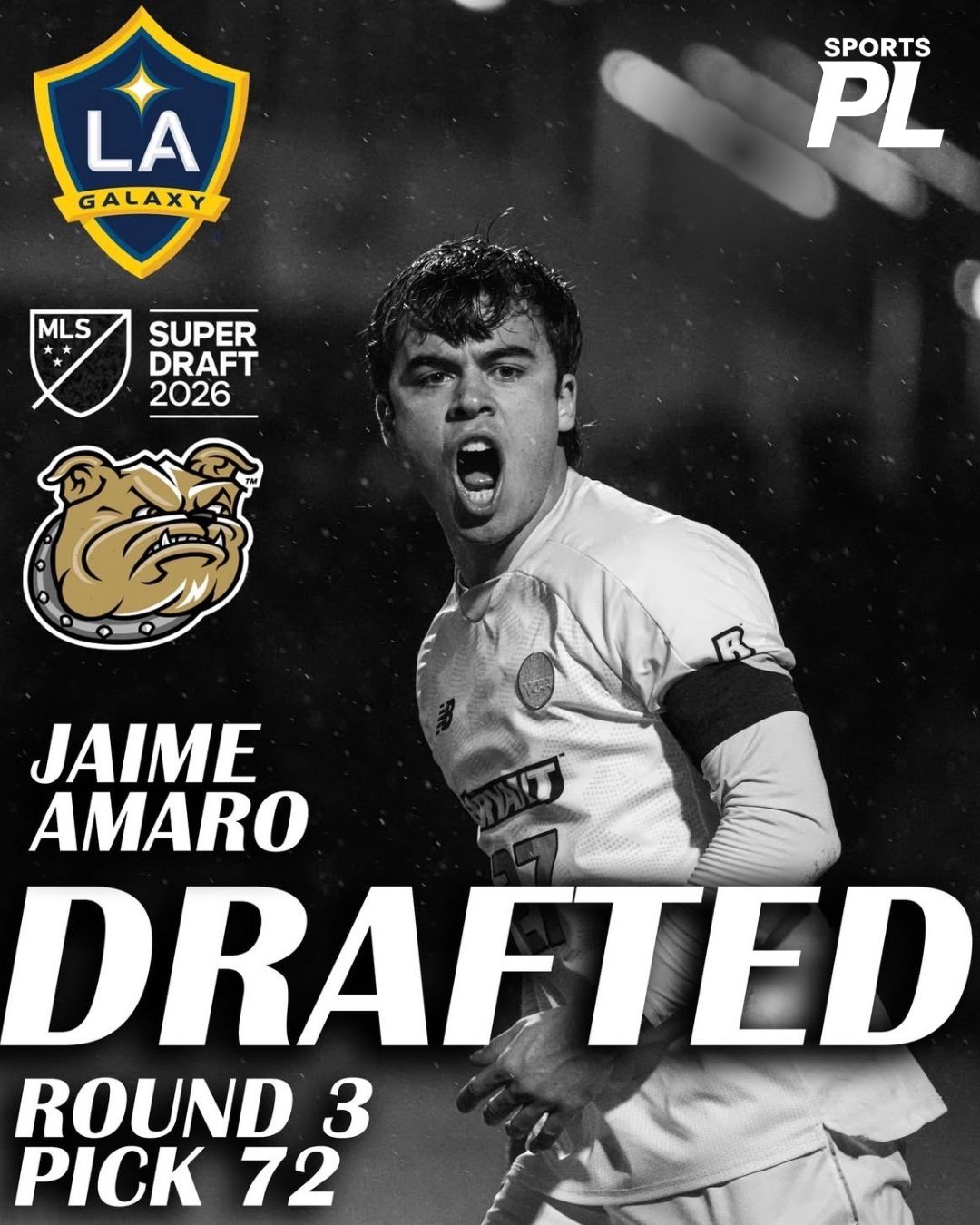 man in blue and orange jersey shirt running on green grass field during daytime