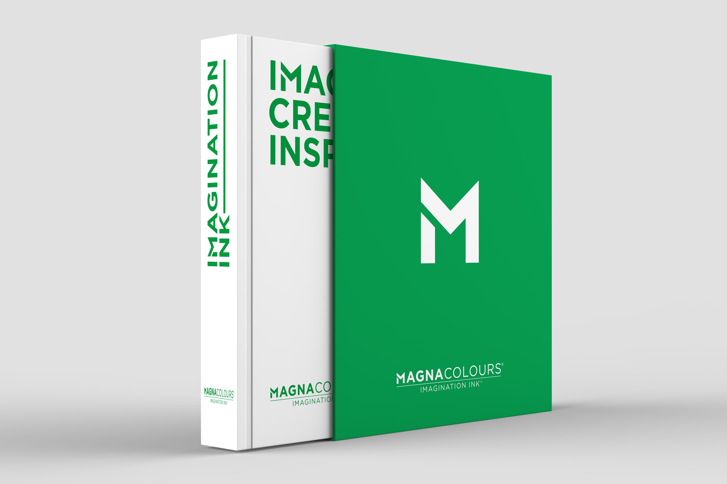 Modern Branded Slip Case and Samples Ring Binder