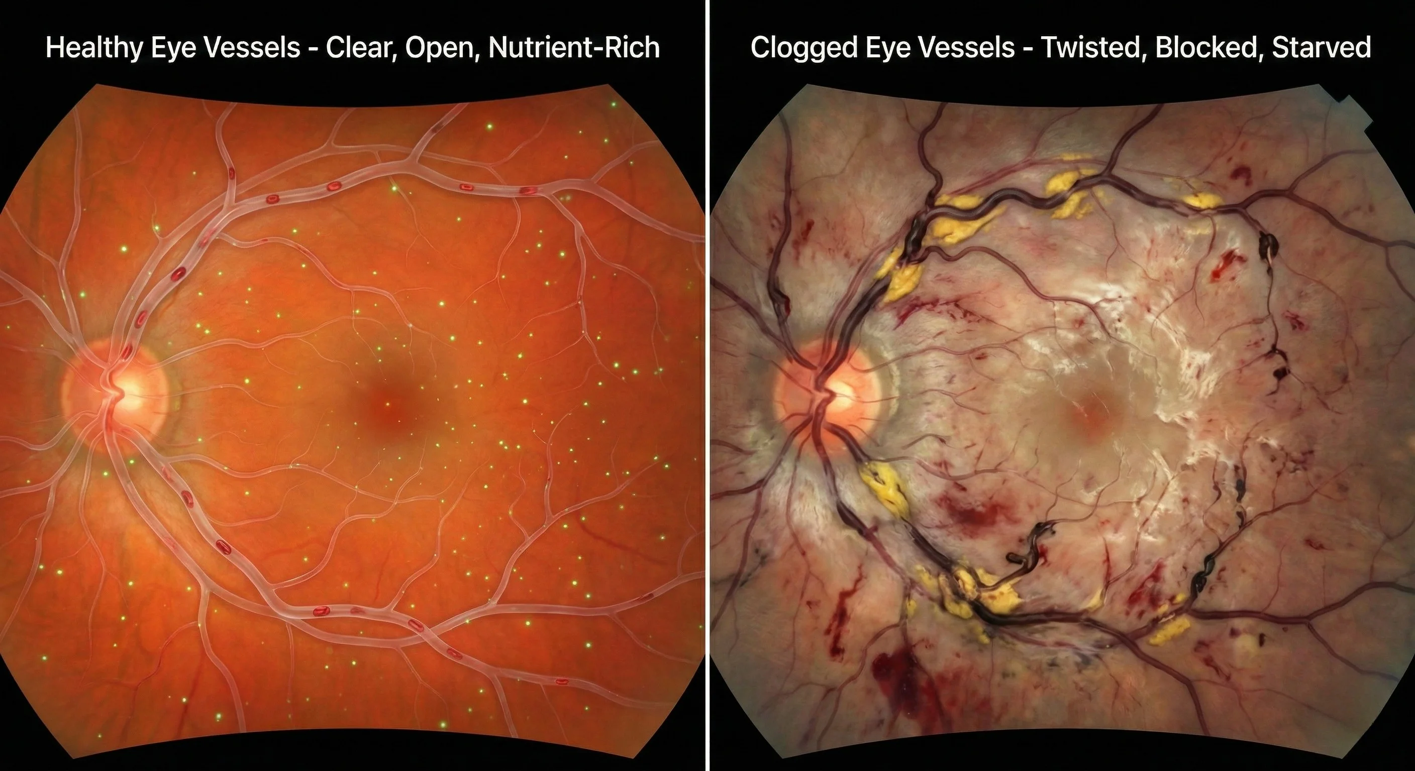 Two women exercising, comparing healthy and low estrogen effects on muscle fibers.