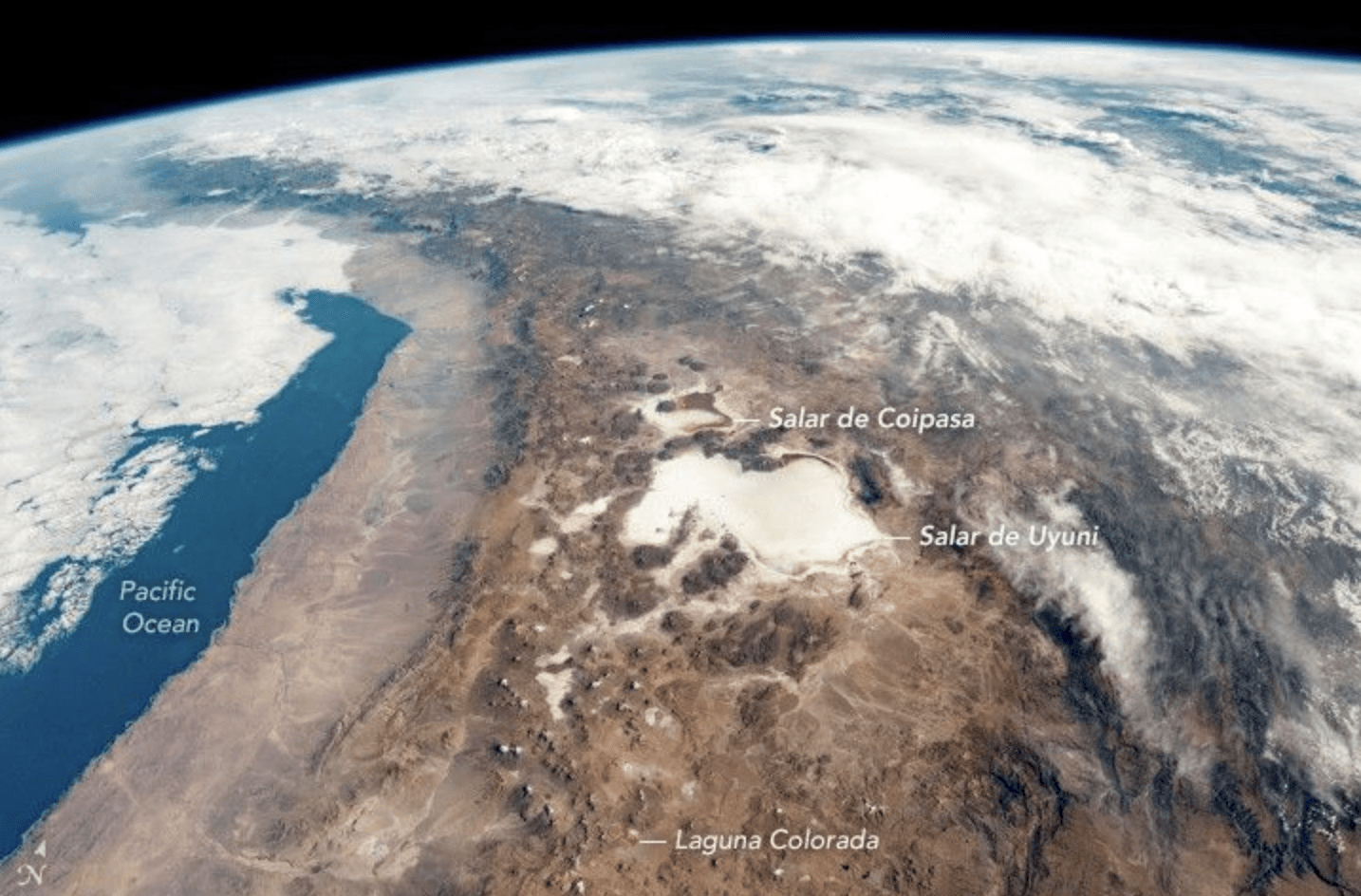 Salt Flats, Mountains, and Moisture (Atacama/Salar de Uyuni)
